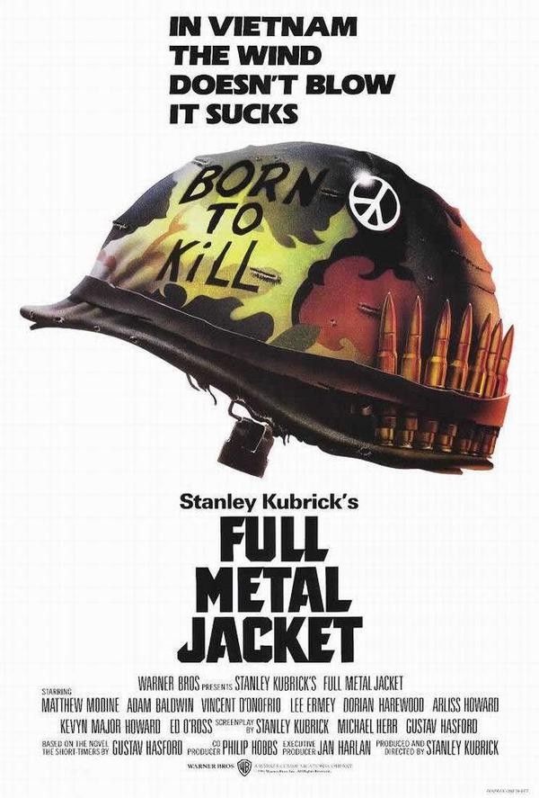 full metal jacket 'born to kill' poster